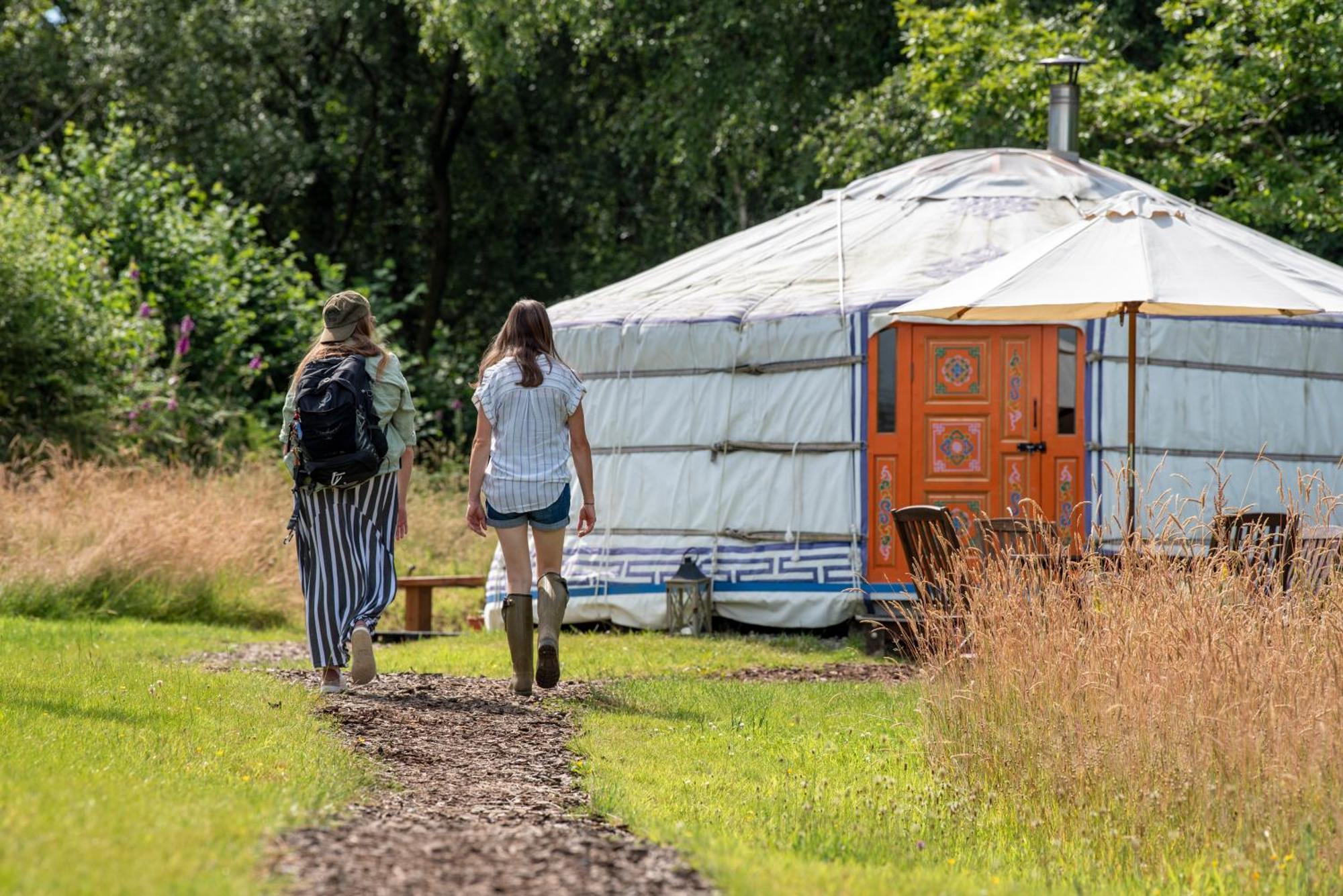Gilfach Gower Farm Luxury Yurt With Hot Tub Ξενοδοχείο Ammanford Εξωτερικό φωτογραφία